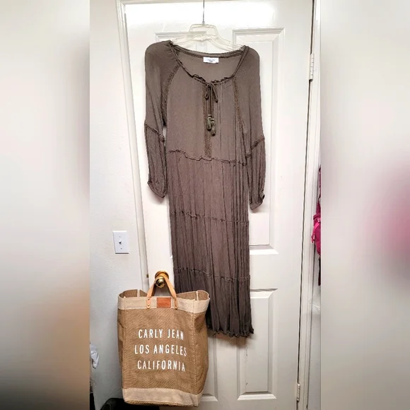 knee length dresses for ladies Tanya Taylor | Carly Dress | Black main image 0